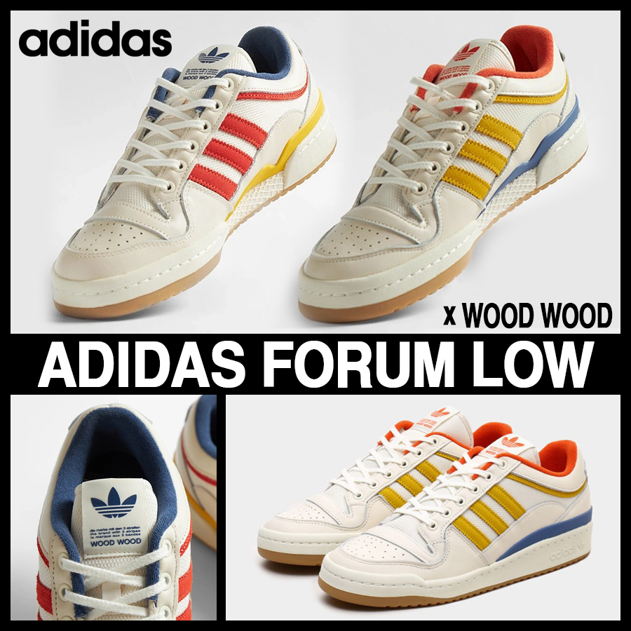 ★adidas originals x Wood Wood★コラボ★Forum Low★追跡可
