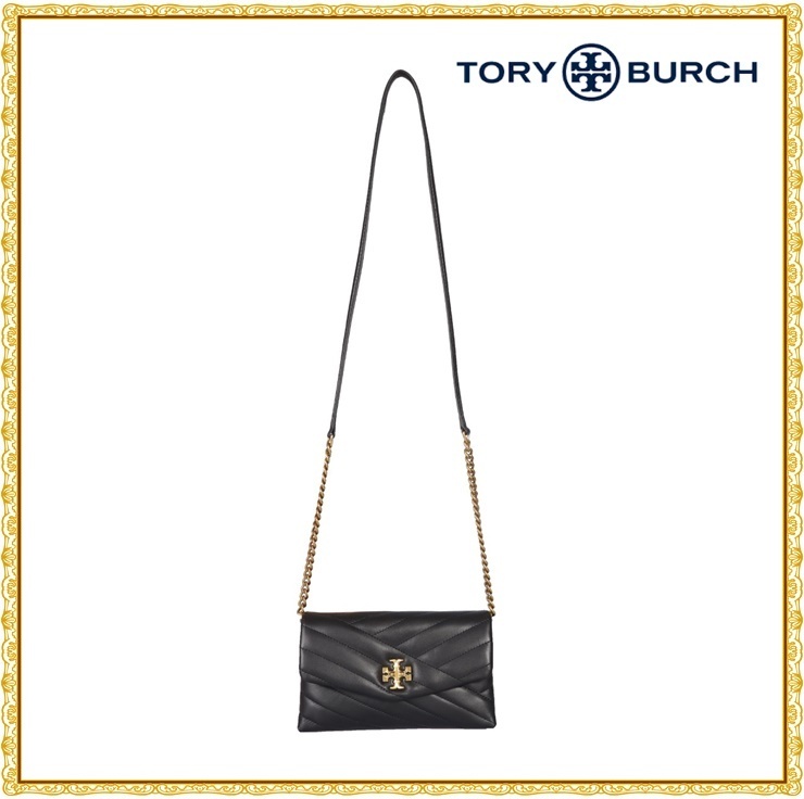 【関税送料込】TORY BURCH KIRA チェーンウォレット ブラック