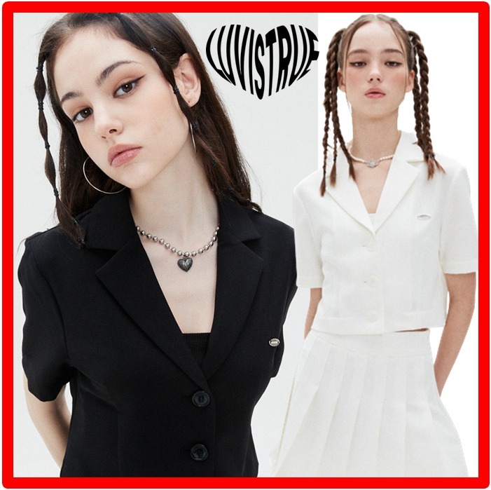 ☆韓国の人気☆【LUV IS TRUE】☆Su Set Jacke.t☆ジャケット☆