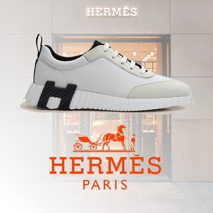 開梱 設置?無料 】 - Hermes エルメス #3 ブラック/ホワイト Hロゴ レディース スニーカー バウンシング スニーカー