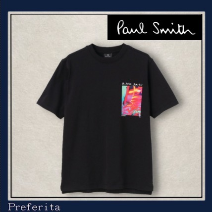 【Paul smith】プリント Tシャツ コットン ネオンカラー