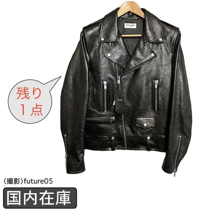 Saint Laurent x レザージャケット(メンズ) - 海外通販のBUYMA