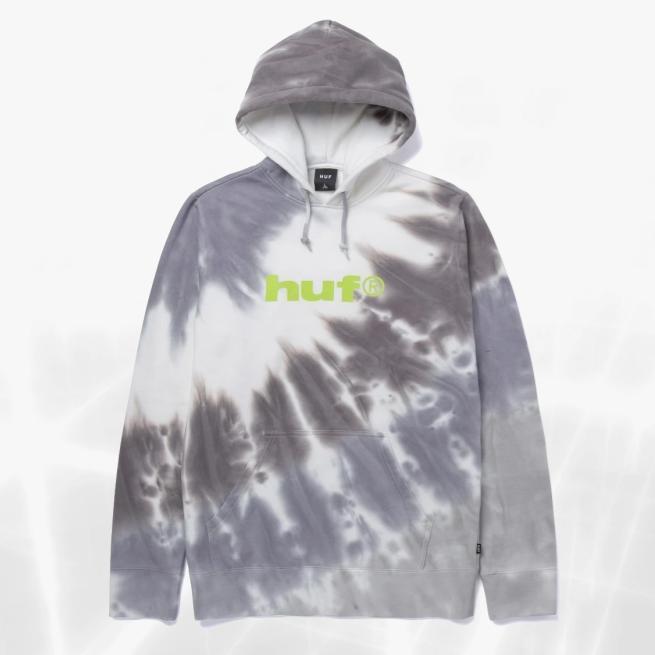 HUF LO-FIロゴタイダイフーディ