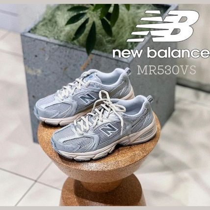 New Balance Low-Top Casual Style Unisex Faux Fur Street Style Logo 2