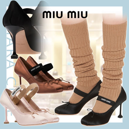 リボンパンプス MiuMiu x 靴・シューズ(レディース) - 海外通販のBUYMA