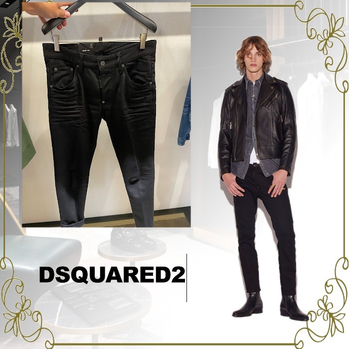 割引 【★完売必至★】 DSQUARED2 ブラックブルスケータージーンズ ☆ デニム・ジーパン 割引 【★完売必至★】 DSQUARED2 ブラックブルスケータージーンズ ☆ デニム・ジーパン