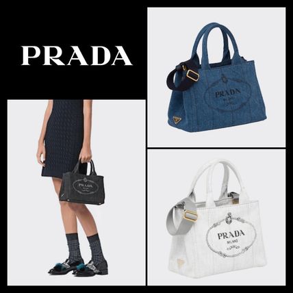 ブラック(黒)系 PRADA CANAPA - 海外通販のBUYMA
