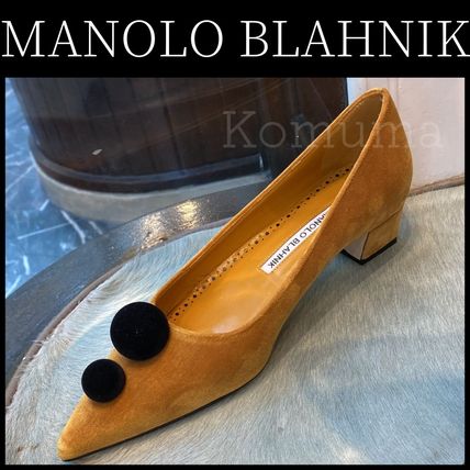 パンプス,ローヒール Manolo Blahnik(マノロブラニク) - 海外通販のBUYMA