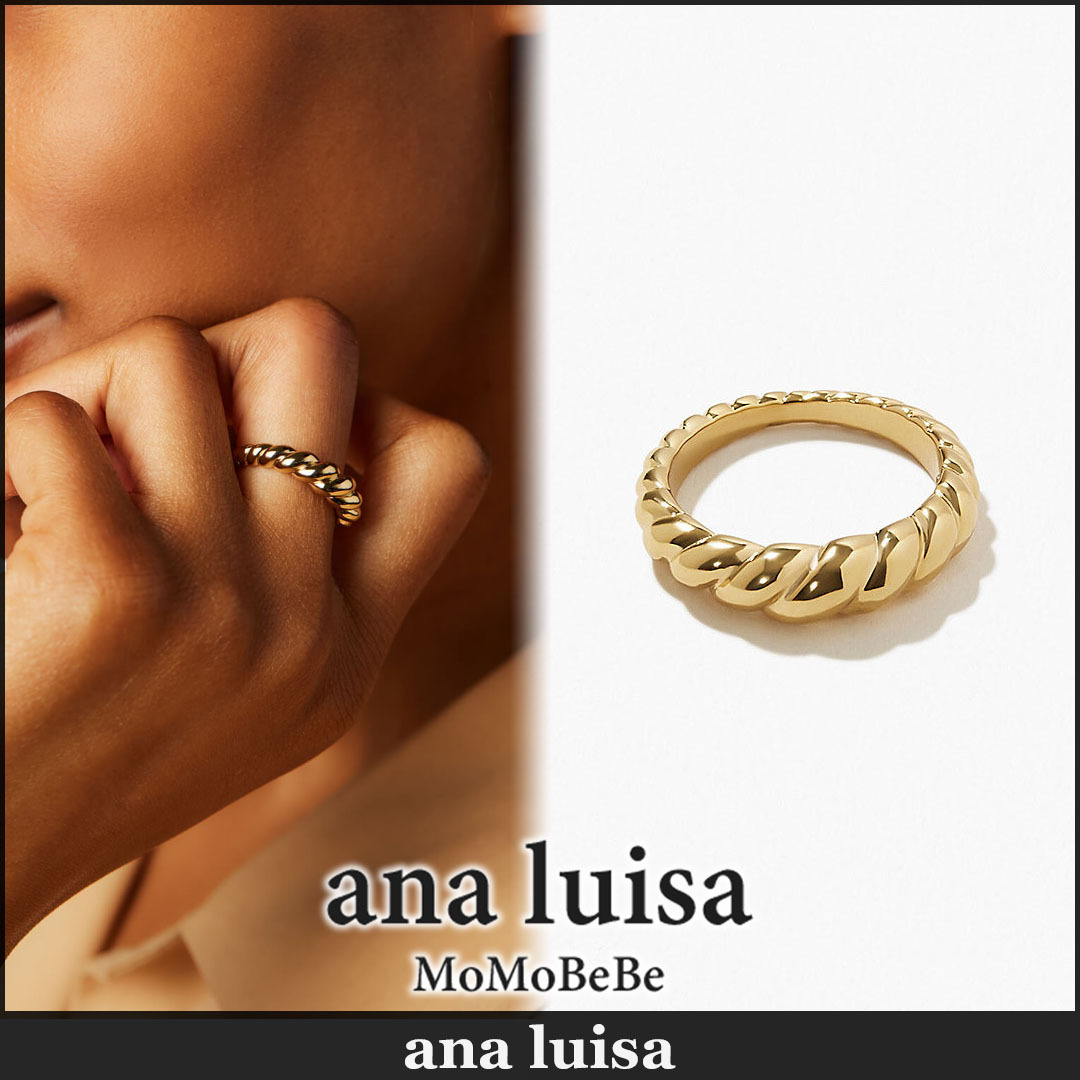 【国内発送・関税込】ana luisa ロープスリムモチーフリング