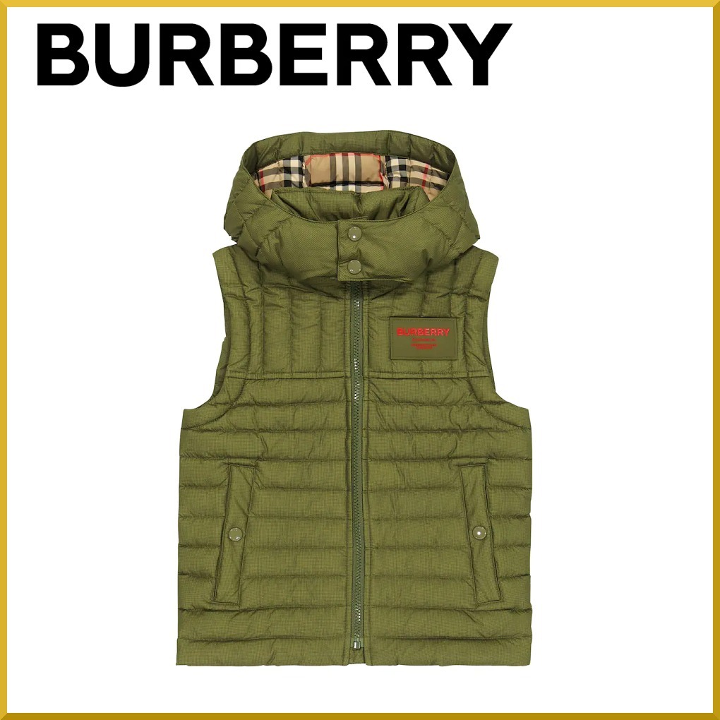 BURBERRY バーバリー キッズ ホースフェリーダウンベスト www