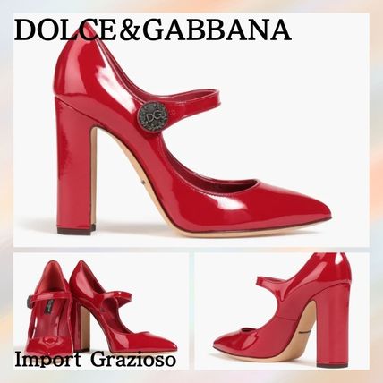 レッド(赤)系 Dolce & Gabbana(ドルチェ&ガッバーナ) パンプス ...