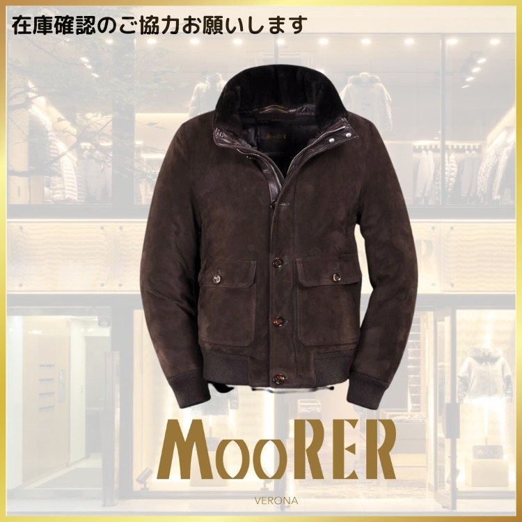 大人気♪MooRER☆ムーレー CANDIANI-FUR-URH ボンバージャケット - www ...
