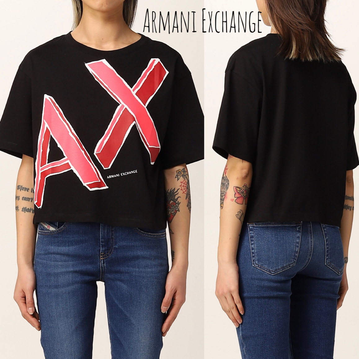 在庫わずか★ロゴ★Tシャツ★ Armani Exchange