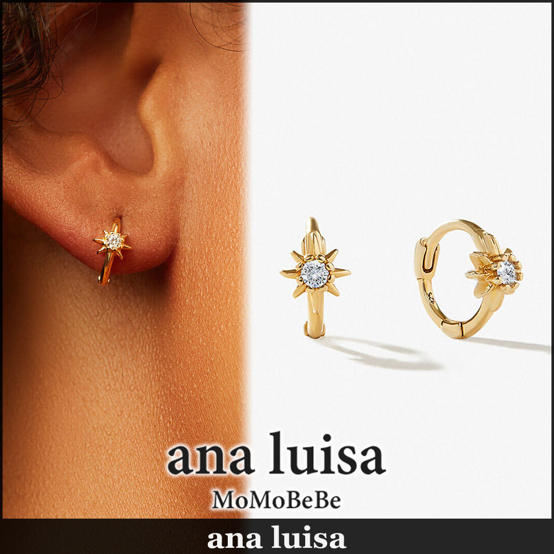 【国内発送・関税込】ana luisa エリオスサンハグフープピアス