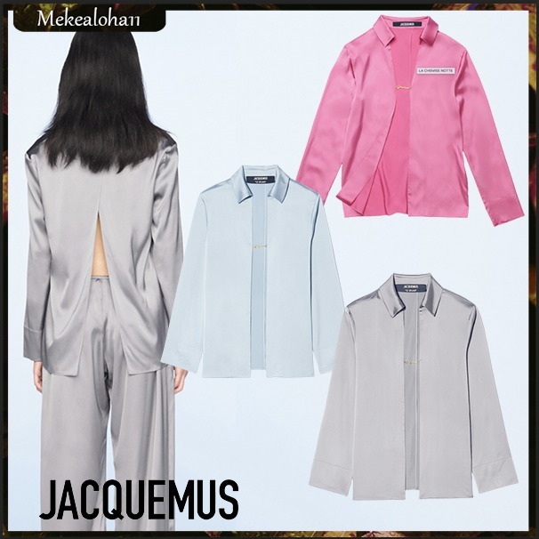 Jacquemus オープン チャーム ロゴ シャツ-