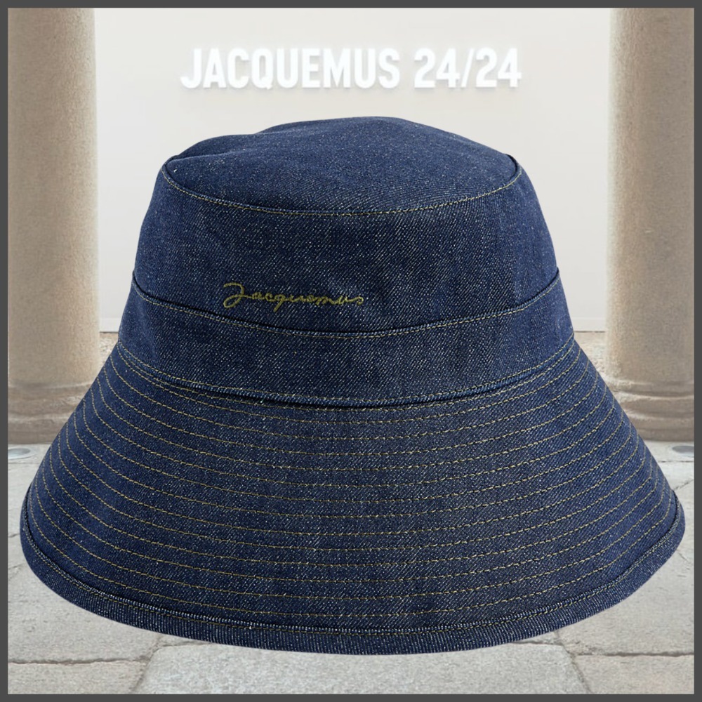 残り僅か！JACQUEMUS Le Bob Linu ワイドブリム バケットハット