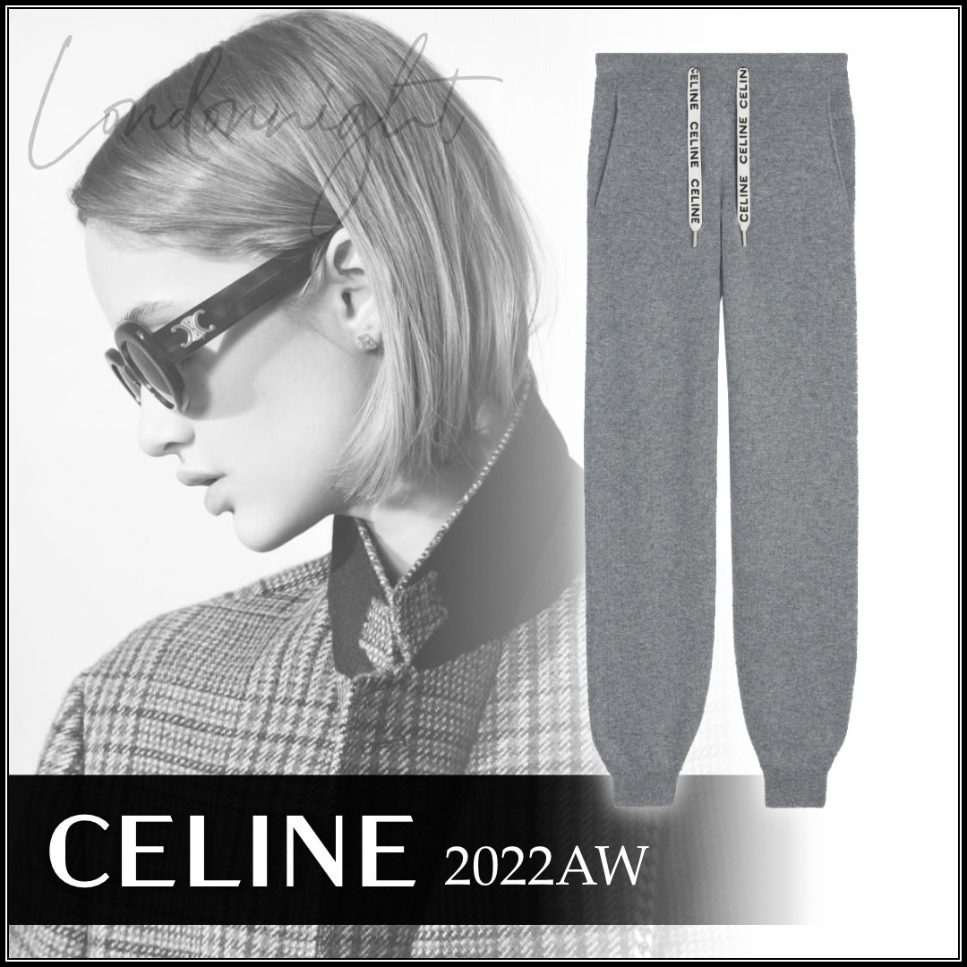 ★Celine セリーヌ★ジョガーパンツ / カシミア & ウール VIP価格◇CELINE セリーヌ◇ジョガーパンツ / ウール＆カシミア
