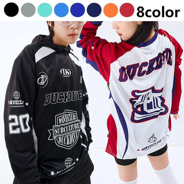 Tシャツ・カットソー DUCKDIVE OFF ROAD MESH LONG SLEEVE SR1121