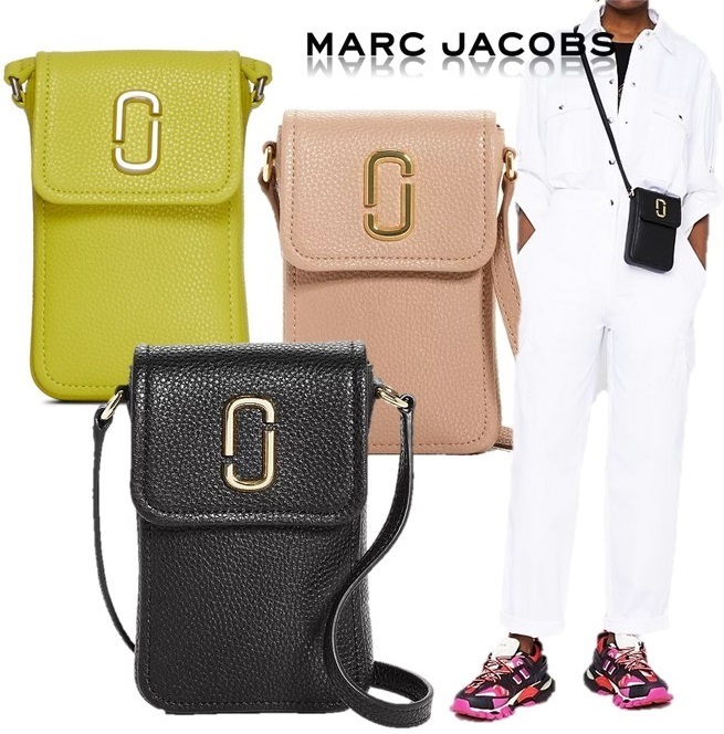 Marc Jacobs レザー フォンケース クロスボディ ユニセックス