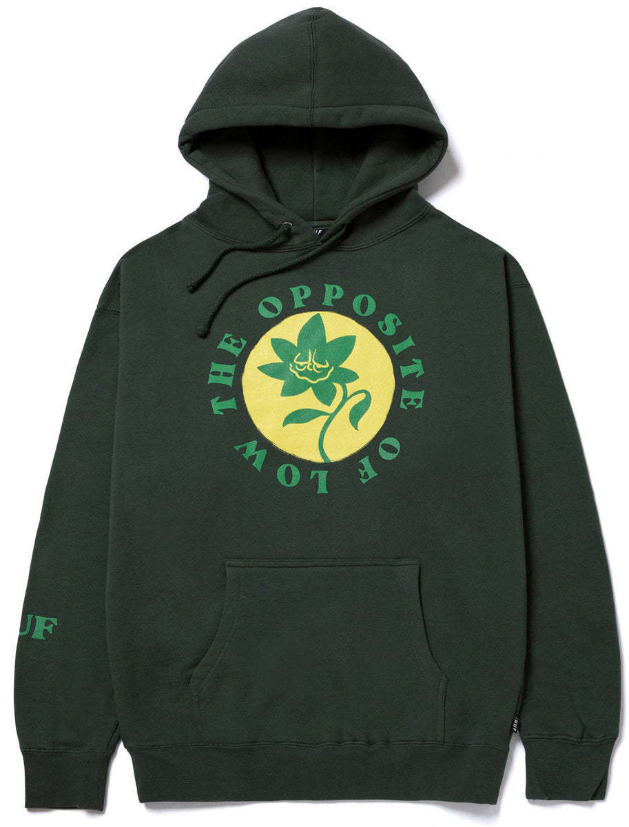 HUF Opposite Of Low Pullover Hoodie Forest Green L パーカー