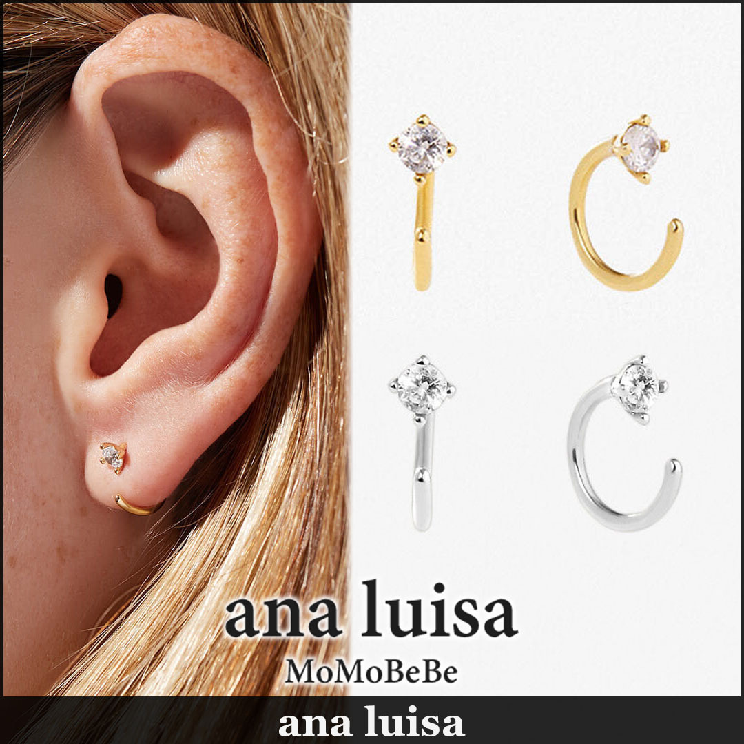 【国内発送・関税込】ana luisa キャシーCZフープピアス