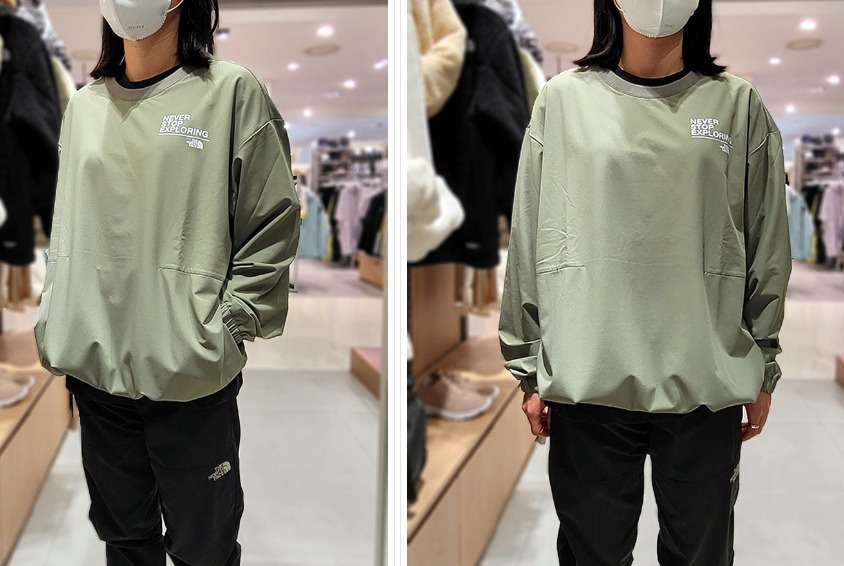 ☆22AW☆【THE NORTH FACE】☆NSE WOVEN MTM スウェットシャツ