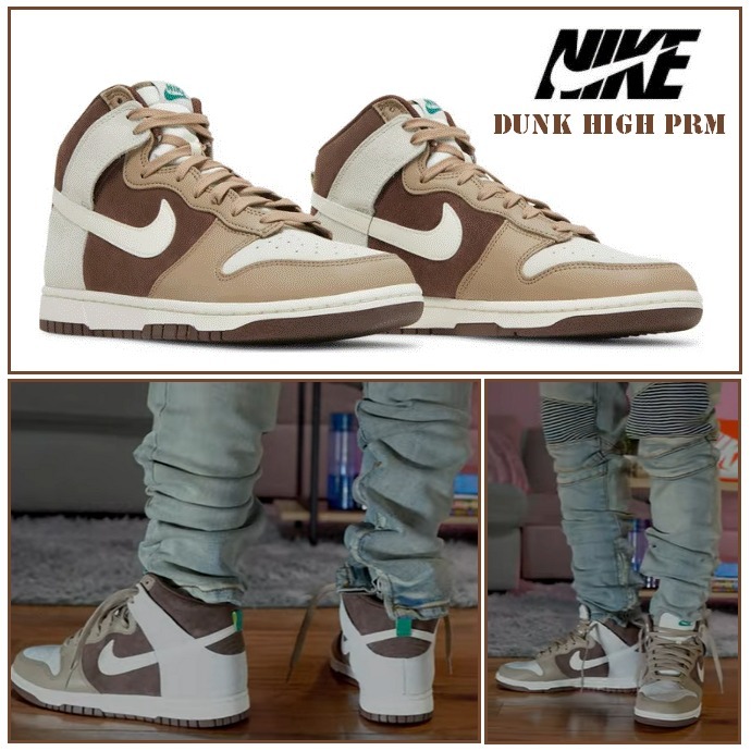 スニーカー Nike Dunk High PRM Light Chocolate