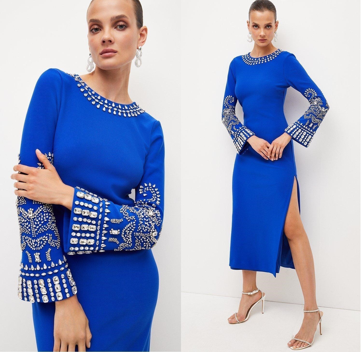 KAREN MILLEN 装飾 クレ−プ マキシ ドレス - bpconstructores.com