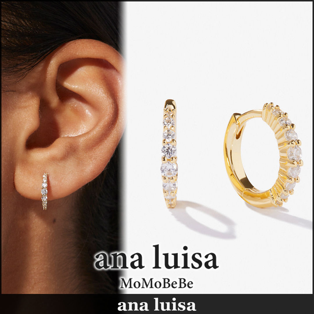 【国内発送・関税込】ana luisa ナバハギーフープピアス