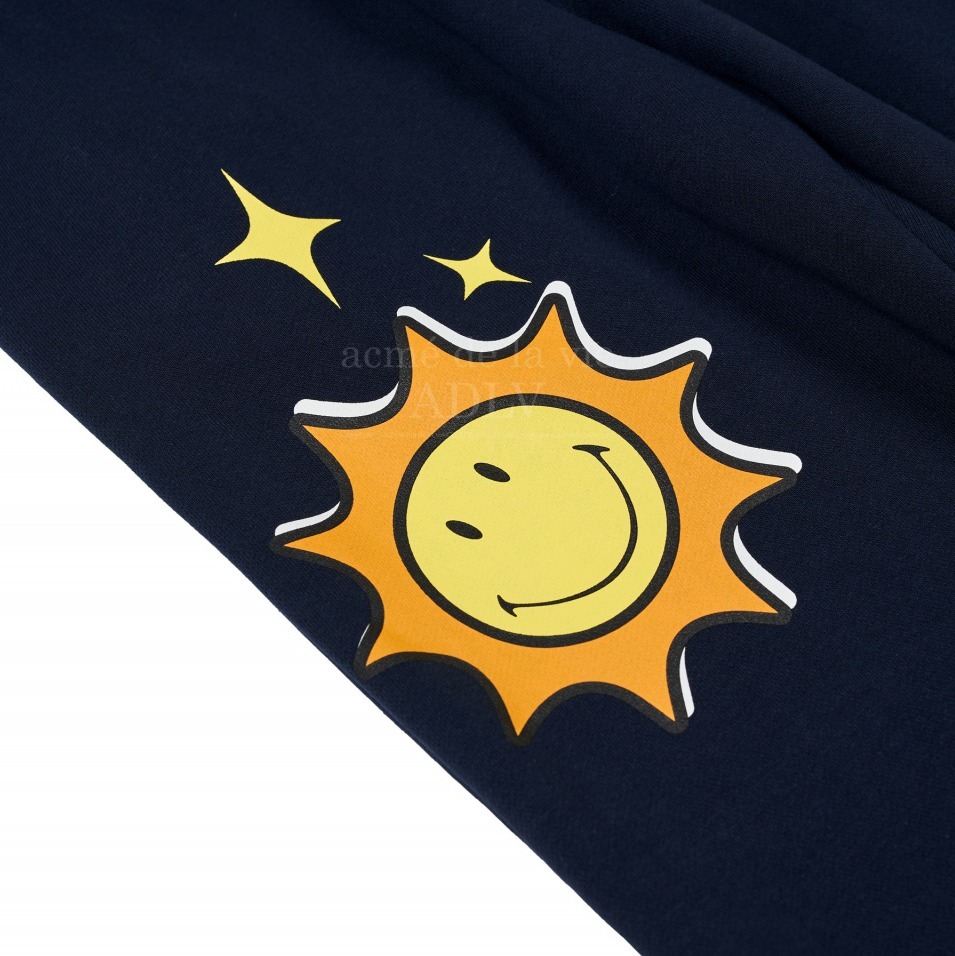 ☆関税込☆ACME DE LA VIE X Smiley☆BIKER SUNNY SWEAT PANTS