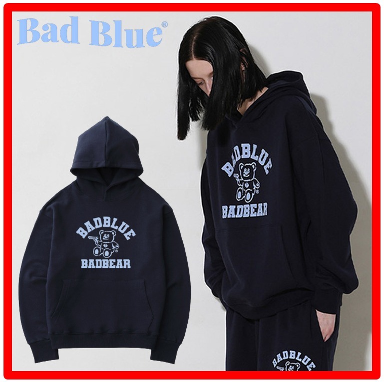 ★22AW★【Bad Blue】★College Hoodi.e★パーカー★関税込★