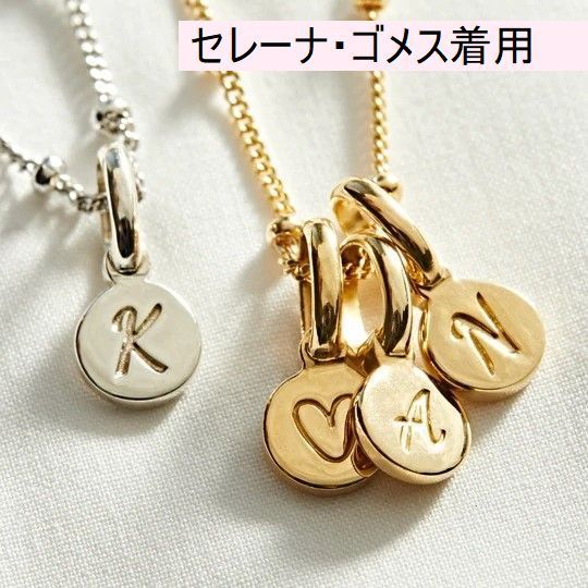 人気ブランド【RELLERY】Disk Initialネックレス