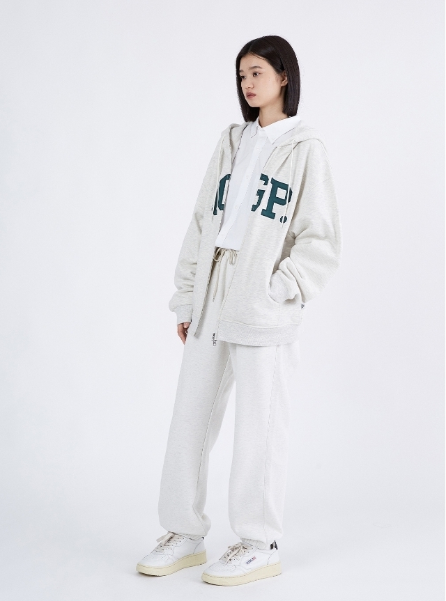 (CODEGRAPHY) CGP ARCH LOGO ZIP-UP HOODIE