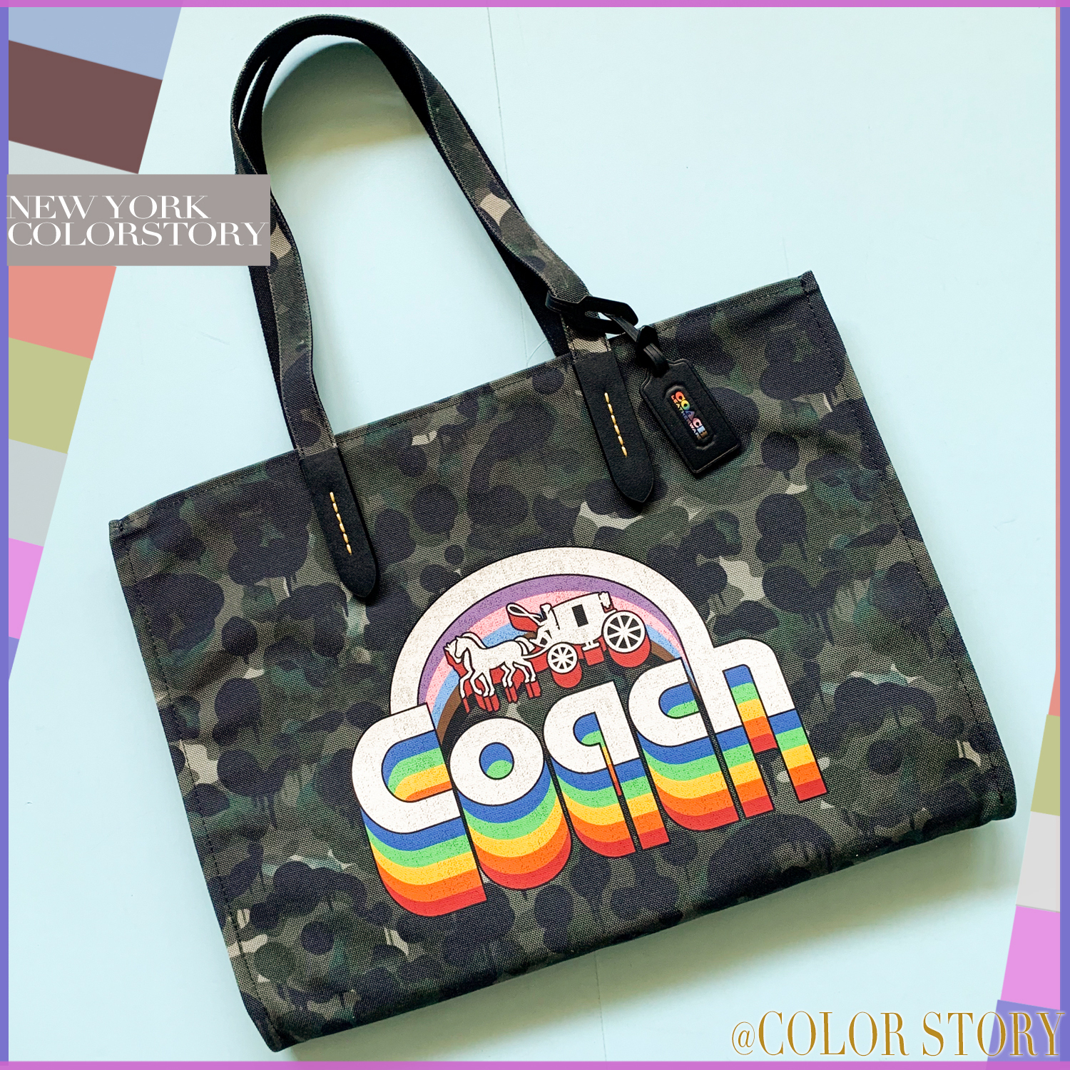 【COACHブティック】●カモフラ●日本完売！SALE♪●軽量トート