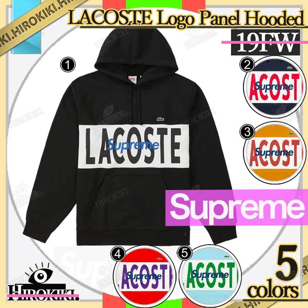【本物保証 /関税・送料無料】Supreme Lacoste Panel