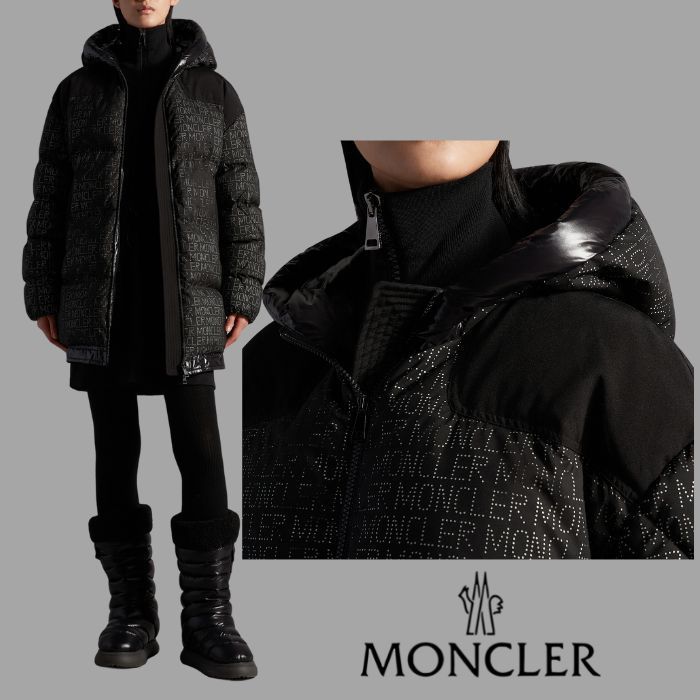 【MONCLER】ブランドロゴ レーザー レタリング ダウンジャケット