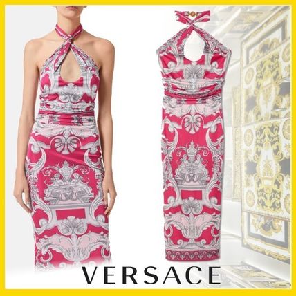 L VERSACE(ヴェルサーチェ) パーティードレス(レディース) - 海外通販 ...