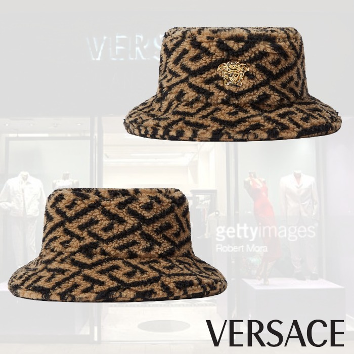 大人もOK♪VERSACE★グレカ メデューサ バケットハット