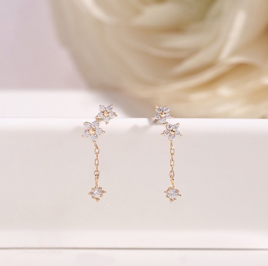 【wingbling】14k Daisy Thumb Earrings ジョン ヘビン 着用