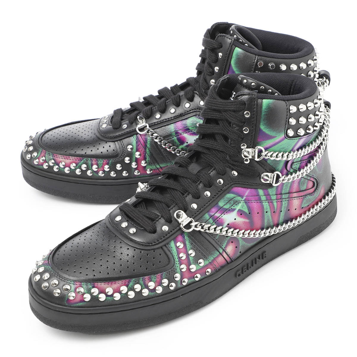 独創的 CELINE ハイカットスニーカー 34637-3637c-38ml スニーカー 独創的 CELINE ハイカットスニーカー 34637-3637c-38ml スニーカー
