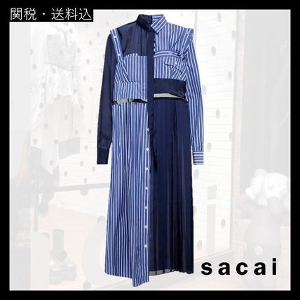 ストライプ sacai x ワンピース(レディース) - 海外通販のBUYMA