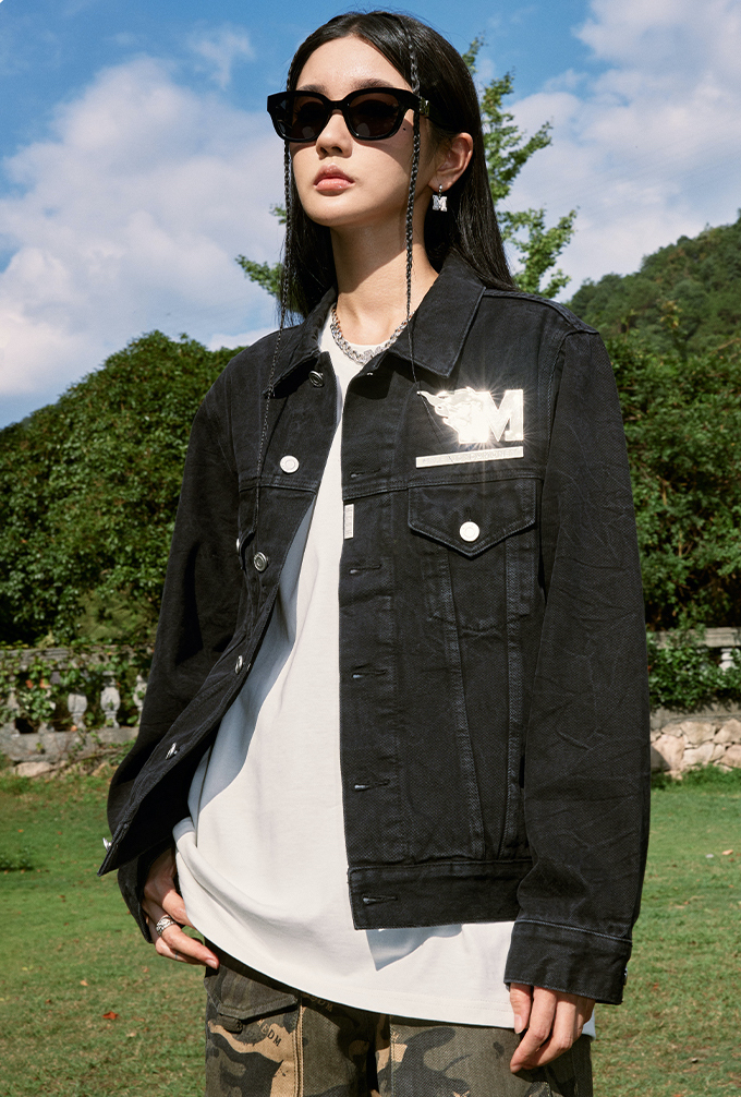 関送込み】MEDM*LOGO デニムジャケット*88rising/W220011-1 (MR
