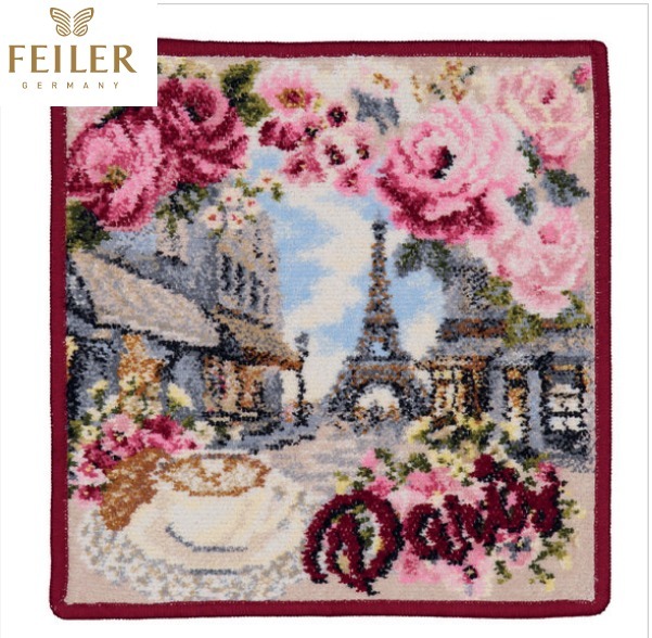 大人気未入荷 FEILERフェイラーPARISエッフェル塔ハンカチタオル 販売