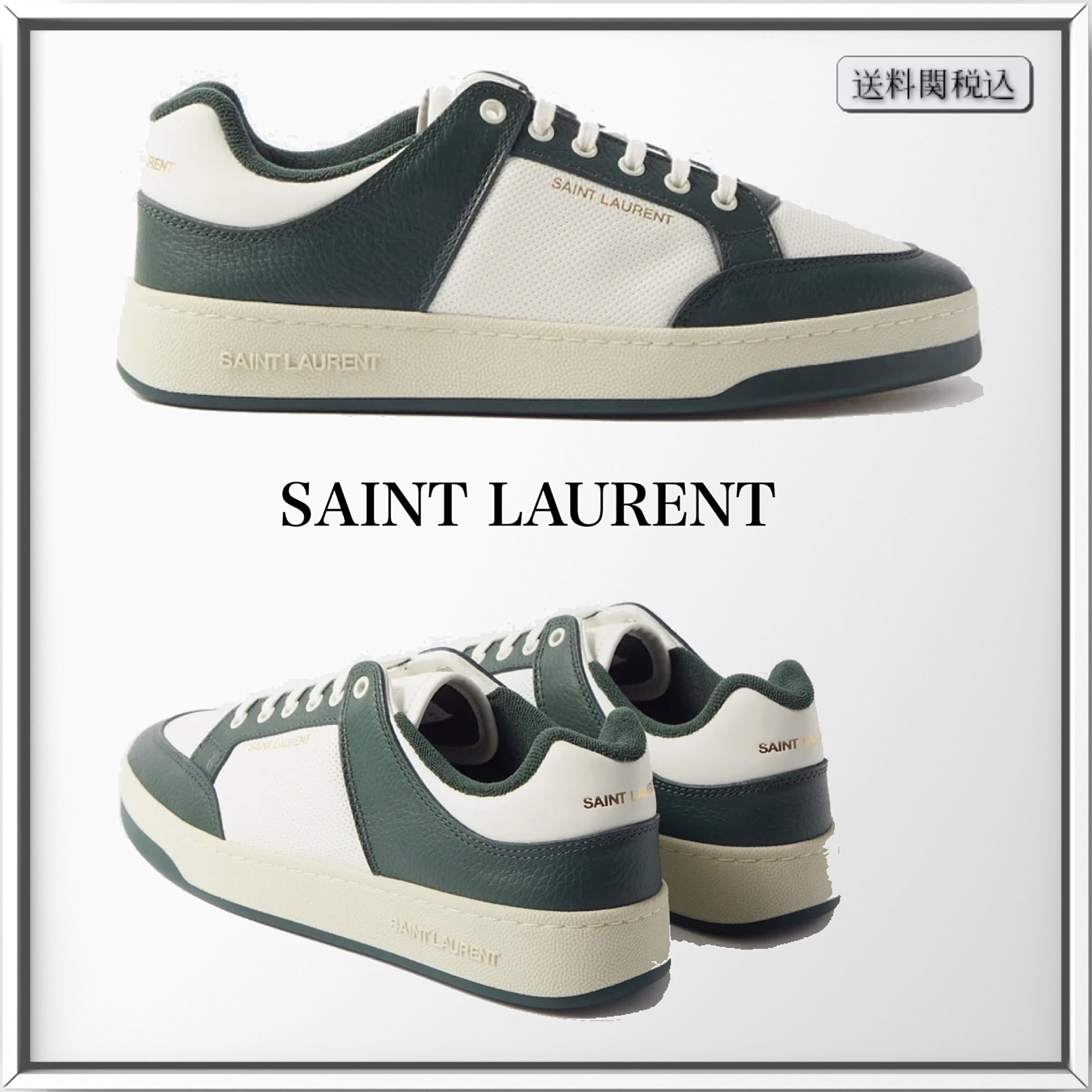 SAINT LAURENT SL/61 レザー スニーカー 人気