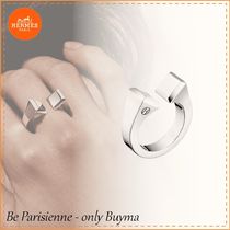 HERMES Silver Elegant Style Rings