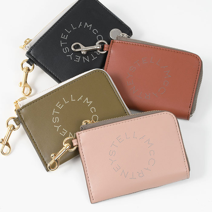 ☆送料関税込☆Stella McCartney ロゴ ジップ カードホルダー☆ 国内即発】STELLA MCCARTNEY ロゴジップコインカードケース 財布