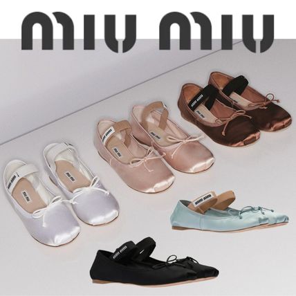 MiuMiu(ミュウミュウ) バレエシューズ(レディース) - 海外通販のBUYMA