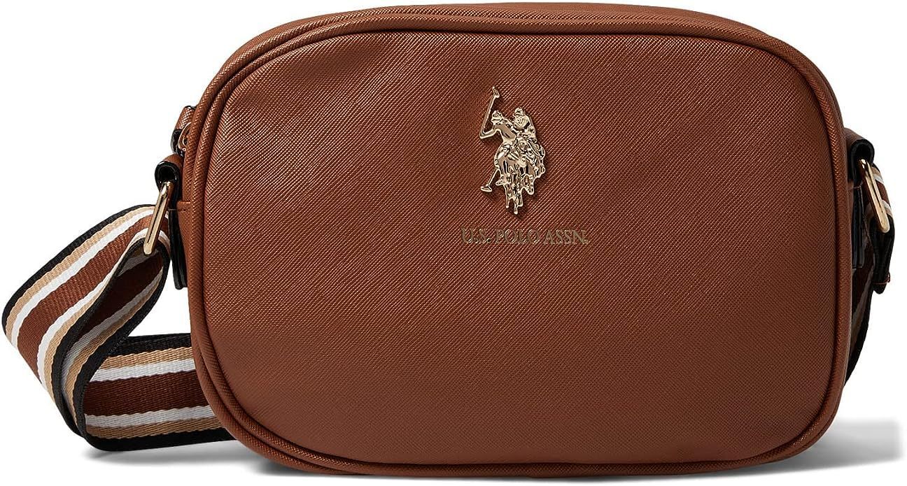U.S.Polo Assn. ポニー メタルロゴ ストライプ ショルダー 全4色