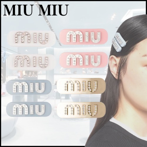 MIUMIU プレックス　ヘアクリップ