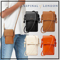 Aspinal of London(アスピナルオブロンドン) iPhone・スマホケース 【Aspinal of London】エラ フォン ポーチ スマホ iPhone レザー